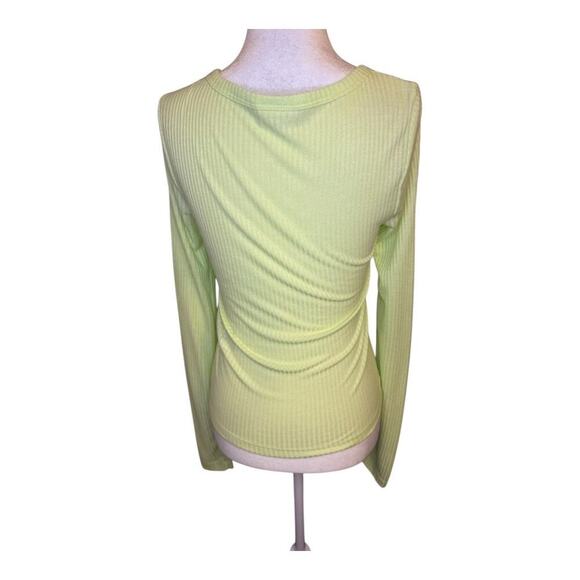 Noisy May Women's Medium Light Green Ribbed Button-Down Cardigan Sweater NWOT‎ - Picture 3 of 9